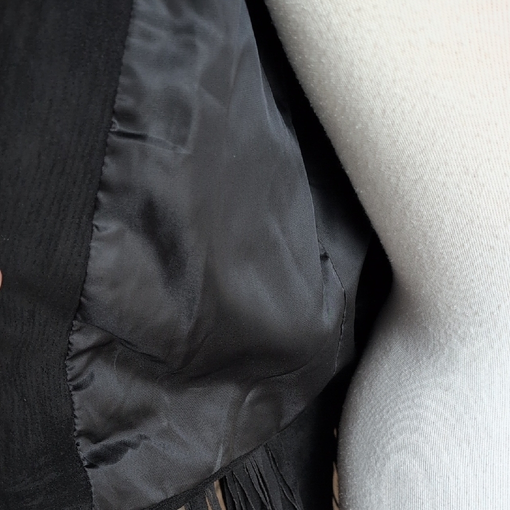 Black Fringe Jacket - Picture 7 of 8